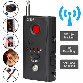 Bezvadu Kameras Objektīvs Signālu Detektoru CC308+ Radioviļņu Signālu Atklāt Kameras Pilna Diapazona WiFi ANTENAS GSM Tracker Ierīču Meklētājs Karstā