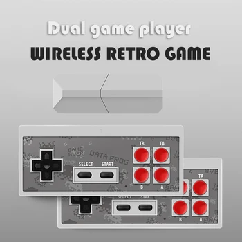 Bezvadu Rokas Spēle Spēlētājs Veidot 620 Classic 8 Bitu Retro videospēļu Konsole AV Izeja Spēļu Konsole Ar Dual Gamepad