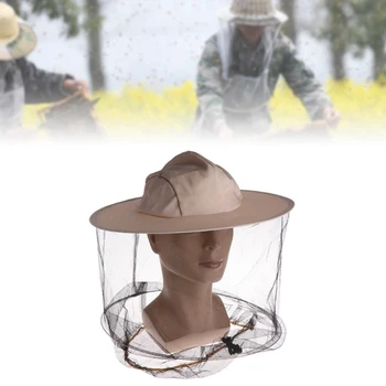Biškopības Anti-Bite Cepuri Acu Sejas Maska, Cepure, Saglabājot Kukaiņi, Bites Lido Sejas Aizsargs Biškopis Zvejas Biškopības Instrumenti,