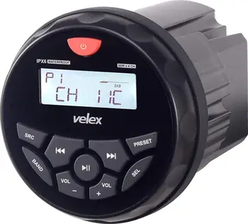 Bluetooth Ūdensizturīgs Jūras Stereo Uztvērējs ar MP3 Atskaņotāju, AM/FM Radio Un USB Straumēšanas Mūzikas Laivas Golfa Ratiņi ATV