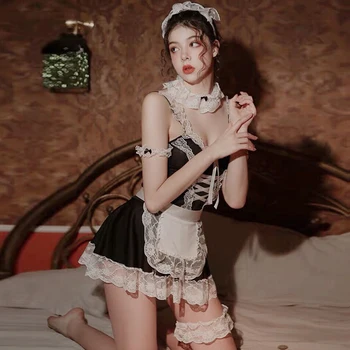 Cosplay Erotiska Meitene, Seksīgi Tērpi Babydoll Kleita Sievietēm Mežģīņu Apakšveļas Komplekts Miniskirt Apģērbs, KARSTS, Sexy Apakšveļa Kawaii Nightdress