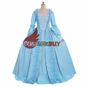 Costumebuy Tudor Marie Antoinette Rokoko Tērpu 18. Gadsimta Antoinette Baroka Viktorijas Sievietes Bumbu Kleita Belle Kleita Pasūtījuma