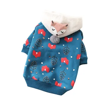Cute Pet Cat Suņu Apģērbi Ziemas Pet Mētelis Silts Suns Pelēkā Vārna Apģērbu Maziem Suņiem Mājdzīvnieki Apģērbu Mīkstu Mājdzīvnieku Apģērbu Franču Buldogs