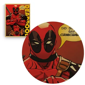 Deadpool Komiksu Filmu Vintage Plakāti Un Izdrukas Sienas, Attēlus Dzīvojamā Istaba Audekls Krāsošana Dekoratīvie Interjera Cuadros