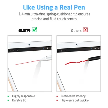 EAR Apple iPAD Zīmuli, Pildspalvu Universālo Ciparu Stylus Uzlādējams Ekrānā Pieskarieties Pencil Samsung Xiaomi Tablete Huawei