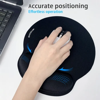 EXCO 2gab Gaming Mouse Pad) un Tastatūra Rokas noteikto Atbalsta Ergonomisku Komfortu Peli Mat Biroja Klēpjdators Tastatūra Rokas Balsts Pad