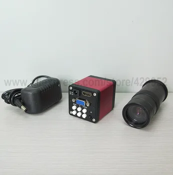 Efix HDMI VGA CMOS Nozares mikroskopu, Video Kameras, Aksesuāri, Detaļas + Regulējams Palielinājuma Objektīvs