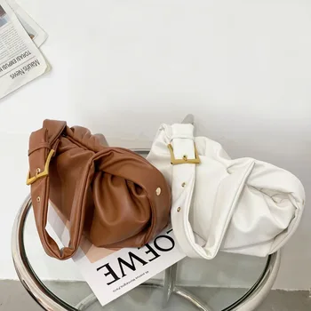 Elegants Sieviešu Kroku Tote soma ir 2021. New Augstas kvalitātes PU Ādas Sieviešu Dizainers Rokassomu Augstas ietilpības Plecu Messenger Bag