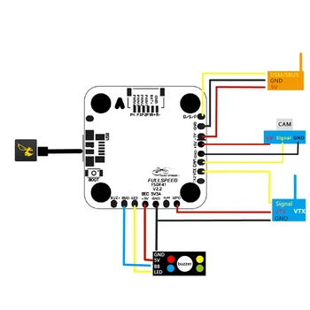 F411 Mini Mikro F4 Betaflight OSD, lai Pielāgotu PID BEC Lidojuma Kontrolieris Tornis ar 4in1 28.A / 35A ESC 2-4S DSHOT