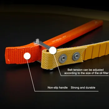 Gumijas Siksnas Jostas Uzgriežņu Atslēgas Regulējams Pudele Nazis Eļļas Filtra Uzgriežņu Atslēgu Auto Remonts Atslēgu Rīks --M25