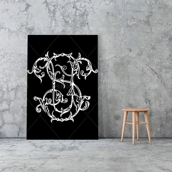 HD Koku Simbolu, kas Drukā Mājas Dekoru Audekls Rotangpalmas Plakātu Krāsošana Sienas, Mākslas Moduļu Attēlus Melnā Sistēmu viesistaba Dāvanu