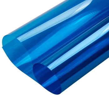 HOHOFILM 50cmx300cm Sky Blue dekoratīvais stikls, PET, plēves, Logu Plēves, saules pierādījumu membrānu window Tint 20