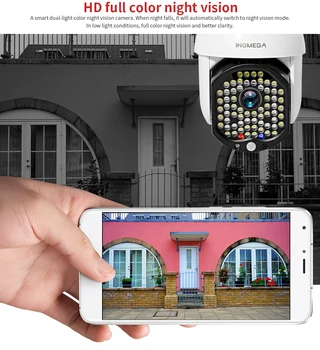 INQMEGA 1080P Mākonis, Wifi Kameru PTZ Ātrums Dom Ūdensizturīgs 2MP Full Color CCTV Drošības Novērošanas IP Kameras 4X Digital Zoom