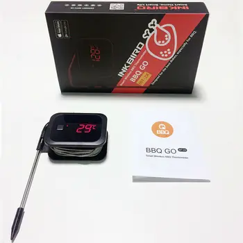 Inkbird IBT-2X Digitālā Bluetooth Savienota Virtuve, ēdienu Gatavošanas Termometrs LED Grila Taimeris Nerūsējošā tērauda Zondi Gaļas Termometrs