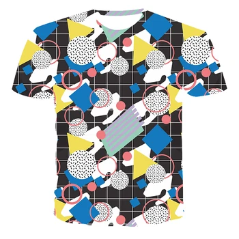Ir 2021. Jaunu 3D Drukāšanas Vīriešu T-Krekls Vasaras Īsām Piedurknēm【Radošo Fantāziju] aicina Modes Gadījuma Liela Izmēra Topi 110-6XL Pielāgojamu