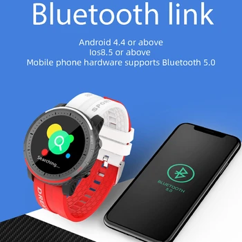Ir 2021. Modes Dailing Smart Skatīties Bluetooth Zvanot Smartwatch, Sirdsdarbības, Miega Tracker Ziņu Atgādinājums Smart Aproce PK S26 M5