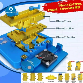 JC Iheater Dubultā Slāņu Kuģa Pirms-sildīšana Lodēšanas Stacijas Pārbūves IPhone 11 Pro Max X XS Mātesplati Desoldering Remonts