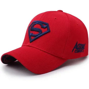 Jaunas ielidošanas vēstuli supermens vāciņu gadījuma āra elpojošs beisbola cepurītes vīriešu un sieviešu pieaugušo snapback cepures saules cepure