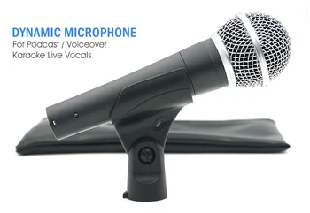 Jauns Iepakojumā!! Augstākās Kvalitātes SM58LC Profesionālo Sniegumu, Dinamisku Vadu Mikrofons ar Nekustamo Transformatoru Par Karaoke Dzīvot Vokāls