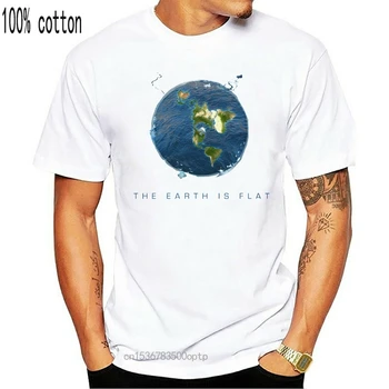 Jaunu 2018 Modes Karstā T-Krekls Vasaras Līdzenas Zemes, T-Krekls, Bezgalīga Plakne, Zeme Ir Plakana, Debess,, Jauno Pasaules Kārtību, Ar Īsām Piedurknēm