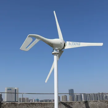 Jaunu 400W 12v 24v 48v vēja ģenerators vēja turbīnas ar 3 asmeņiem vai 5 asmeņi vai mājas lietošanai
