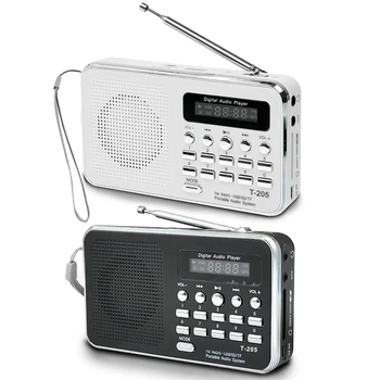 Jaunu Pārnēsājamo Mini Am Fm Radio Stereo Skaļruņu Atbalsts Sd/Tf Kartes Ar Usb