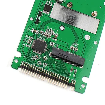 Jaunu ST6008C Mini SATA mSATA SSD diska 44pin IDE adapteri, ar korpusu kā 2,5
