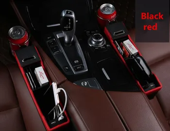 Jaunā Universal USB Car Seat Aiza Uzglabāšanas Kaste Piederumi Ford Focus Kugas Fiesta Ecosport Mondeo Aizbēgt Explorer Malas Flex