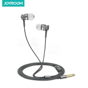 Joyroom Vadu Austiņas In-Ear Austiņas 3.5 mm Sporta Austiņas, Telefona Stereo Bass Skaņas Metāla Mic Par Xiaomi Samsung