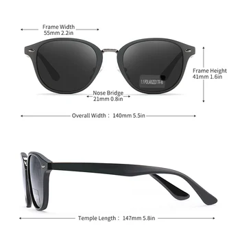 KDEAM Izturīgs TR90 Materiāliem Laukumā Polarizētās Saulesbrilles Sieviešu un Vīriešu Unisex Viegls Saules Brilles KD7011