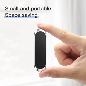 KUULAA Mini Lentes Formas Magnētiskā Auto Telefona Turētājs Stāvēt iPhone Samsung Xiaomi sienas metāla Magnētu GPS Auto Paneļa Stiprinājums