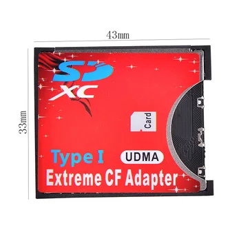 Karstā Pārdot SD CF Karšu Adapteri Bezvadu Wifi SD, MMC, SDHC SDXC Slots, Lai CF Type I Compact Flash Atmiņas CF Karšu Adapteri SLR Kameras