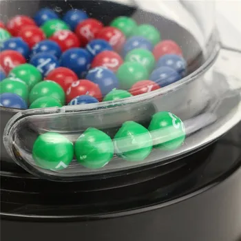 Karstā Pārdošanas Puse Spēles Elektrisko Laimīgs Skaitlis Pacelt Mašīnu, Mini Loterijas Bingo Spēles Krata Laimīgs Bumbu Izklaides Galda Spēle