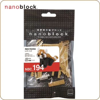 Kawada nanoblock NBC194 Sarkanā Panda attēls celtniecības bloki, funny dzīvnieku rotaļlietas, ķieģeļu [Mini Kolekcija Sērija] 130 gab Vecums 12+