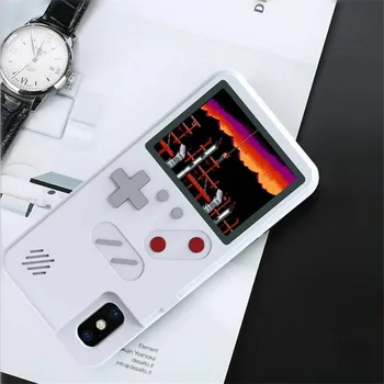 Krāsains Ekrāns Gameboy GB Spēle Tetris Lietā Par Iphone 7 Gadījumā, Iphone Xs Max Gadījumā 6s 6 7 8 Plus X XR 7plus 8plus Telefonu Gadījumā