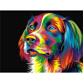 Krāsu Skaits Suns Zīmējumu Uz Audekla DIY Krāsošana Ar Numuriem Dzīvnieku Komplekti Rokas Krāsotas Krāsošanas Mākslu, Dāvanu, Mājas Apdare Dāvanu