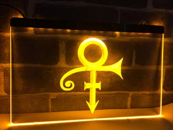 LF199 - Princis Simbolu LED Neona Gaismas Zīme, mājas dekoru amatniecības