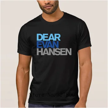 La Maxpa Trikotāžas Modes Vīriešu T Krekls Dārgie Evan Hansen Regulāru T-Krekls Vīriešiem Pavasaris Rudens Kokvilnas Apģērbu T Mens