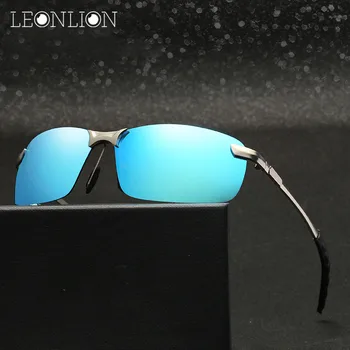 LeonLion Ir 2021. Polarizētās Saulesbrilles, Vīriešu Zīmola Dizainere Classic Metāla, Saules Brilles Sievietēm/Vīriešiem, Āra Ceļojumu Braukšanas Oculos De Sol