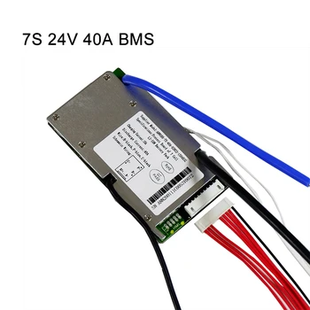 Li-ion akumulators BMS 7S 24V 15A, 20A un 30A BMS Par 24 V litija jonu akumulators Ar balansa funkcija
