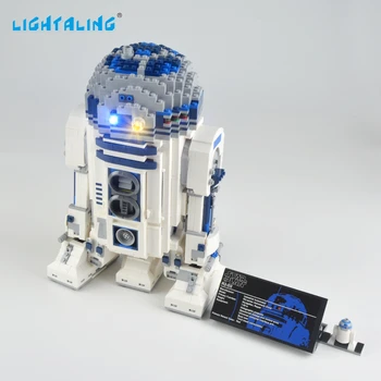 Lightaling Gaismas Komplekts 10225 Zvaigžņu Karu R2-D2 LED Apgaismojums Komplekts Saderīgs Ar 05043 35009 (NAV iekļautas Modelis)