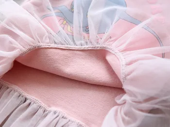 Meitenes Kleita 2020. Gada Rudenī Jauns Bērnu Apģērbu Modes Karikatūra Izdrukāt Džemperis Kleitu Iešūšana