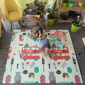 Miamumi Portatīvo Salokāmi Bērnu Kāpšanas Spēlēt Mat Puzzle Bērnu Paklājiņš Sabiezējumu Bērnu Istabas Lien Pad Spēli Segu, Bērnu Paklājs