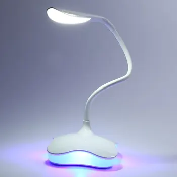 Mini 14 LED Spuldzes Galda Lampas USB 3 Līmenī Aptumšojami LED Galda Gaismu, Nakts Lampas, Auto Sensors Galda Lampas Projektoru Lampas Nakts Gaisma