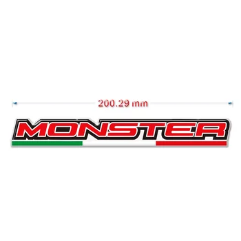 Motociklu Uzlīmes Ducati Par Monster 696 821 797 Maskēšanās 1200 S 3D logo sānu paneļa Tvertne Pad Degvielas Aizsargs Aptecētājs Emblēmu