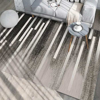 Mūsdienu 3D ģeometriskā minimālisma mākslas paklāju viesistaba, guļamistaba ar neslīdošu grīdas paklājs modes virtuves paklāju paklāju tatami matrača, LB61632