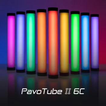 Nanguang Nanlite PavoTube II 6.C LED RGB Gaismas Caurule Portatīvo Rokas Fotogrāfija Apgaismojums Stick KMT Režīmā Fotogrāfijas, Video soft light