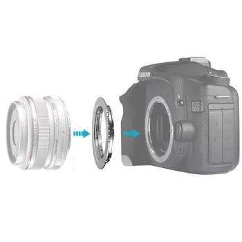 Neewer Lēca Mount Adapter Olympus OM Zuiko Objektīvu Canon EOS EF Kā Canon EOS 1D/1DS Mark II-IV 5D Mark II, 7D 40D 50D 60D 70D