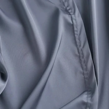 Nokalta Rudens Blūze Sievietēm Anglijas Biroja Dāma Modes Cietā Vienkāršu Satīna Blusas Mujer De Moda 2020. Gadam Krekls Ar Garām Piedurknēm Topi