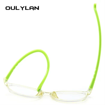 Oulylan Anti Zilā Gaisma Brilles Bērniem, Bērnu Kārtu Optisko Rāmju Zēnu, Meiteņu Datoru Brilles Candy Krāsas Rāmis